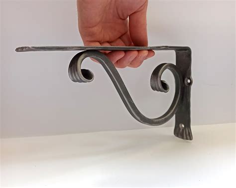 wrought iron shelf brackets we peddle metal|Metal & Iron Decorative Shelf Brackets .